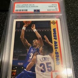 1991 Upper Deck Hakeem Olajuwon All-Star PSA 10