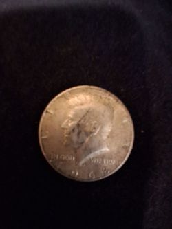 1968 40% Silver Kennedy half dollar