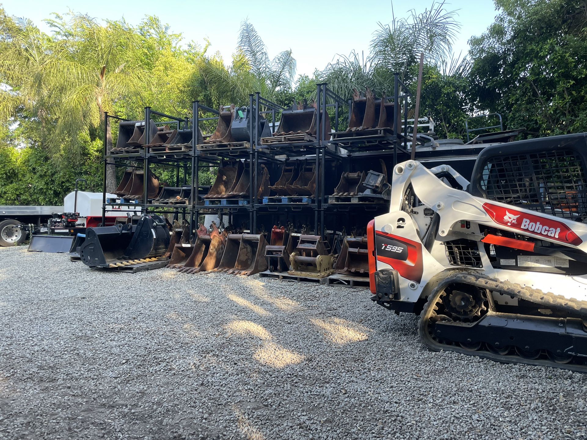 Mini Excavator Backhoe Skid Steer Bucket And Attachments