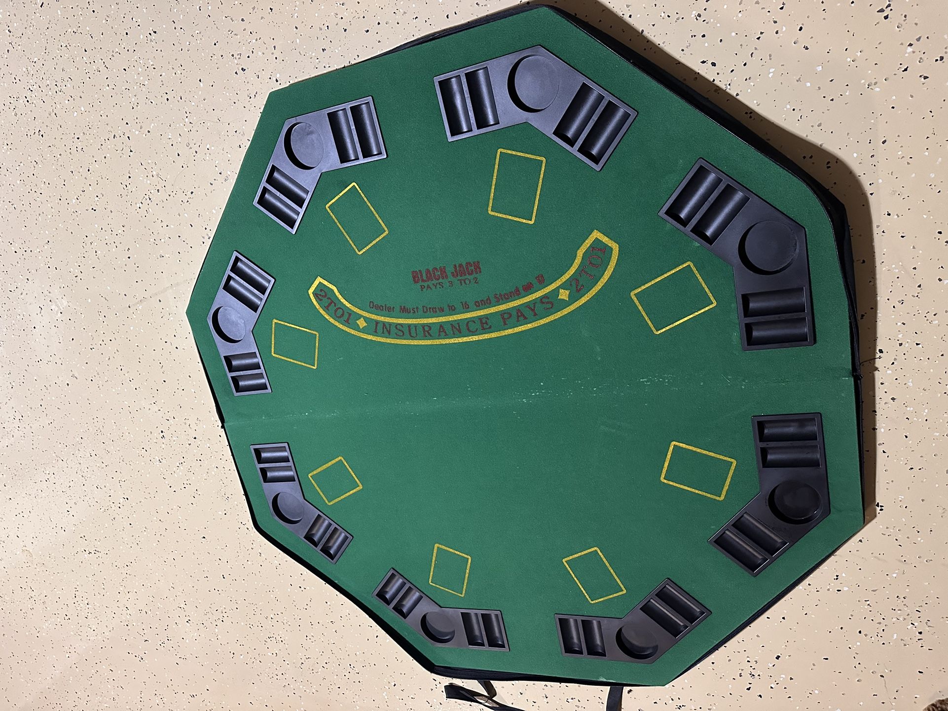 Poker Table Top With case