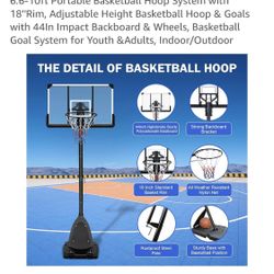 Basketball Hoop With Stand In The Box