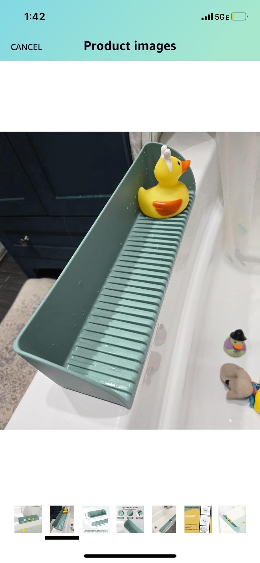 Bathtub Splash Guard
