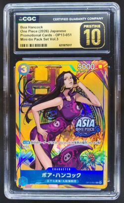 Boa Hancock OP13-051 CGC Pristine 10 One Piece Card