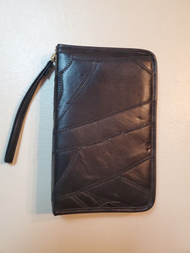 Black Leather Carrying Case