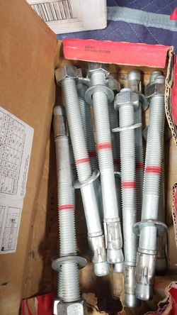 Hilti wedge anchor 3/4 x 10