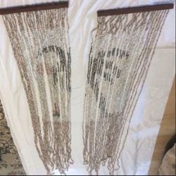 Handcrafted decorative sea shell curtain ! $16 each!OBO ! Two Of Them Is $28!
