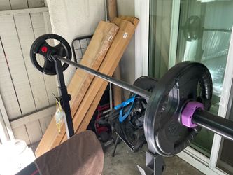 Olympic Weight Bar/Bench/Barbells