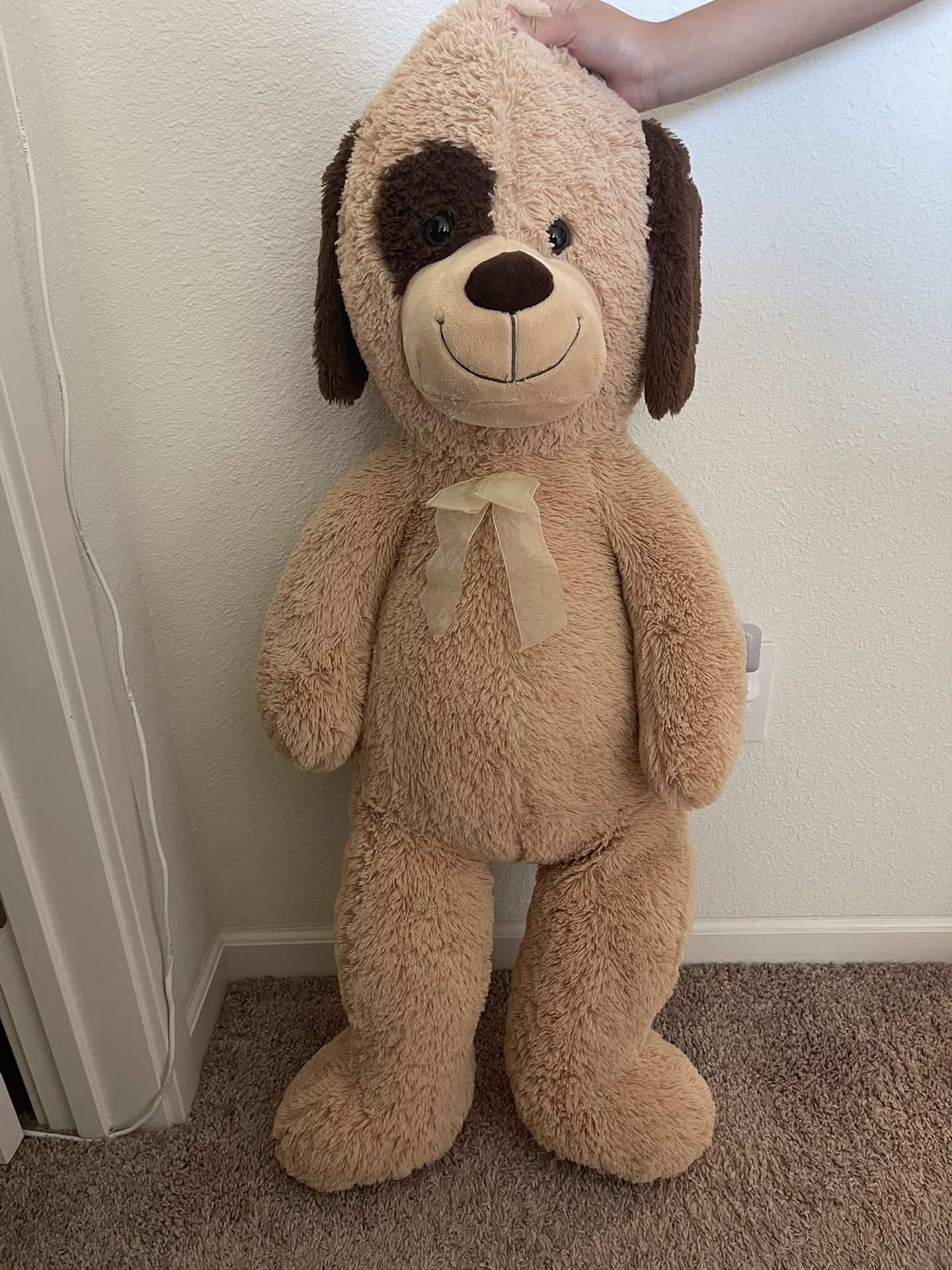 Giant Stuffed Dog 42” Tall Clean