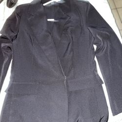 Woman’s Black Business Coat Jacket Small