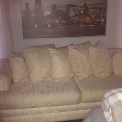 Couch and loveseat. Good condition no stains no tears smoke-free house.