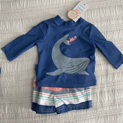 Carters Baby Boy Swim Suit Set