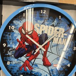 NWT Marvel Spiderman  Decorative Wall Clock