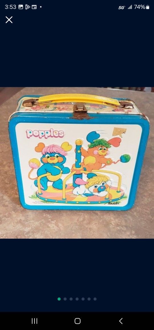 Vintage Popples Lunchbox
