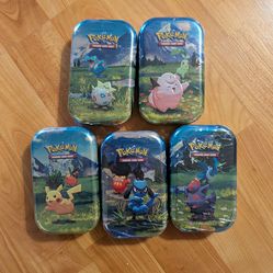 Pokemon trading cards ascended heroes mini tins