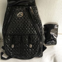 Black Tennis Backpack 