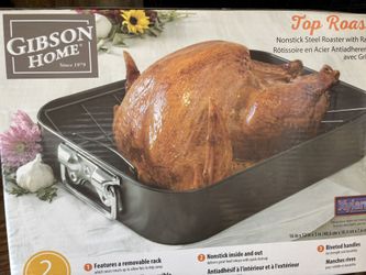 Top Roast Nonstick Roaster With Rack