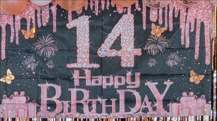Free 14th bday (girl) decorations