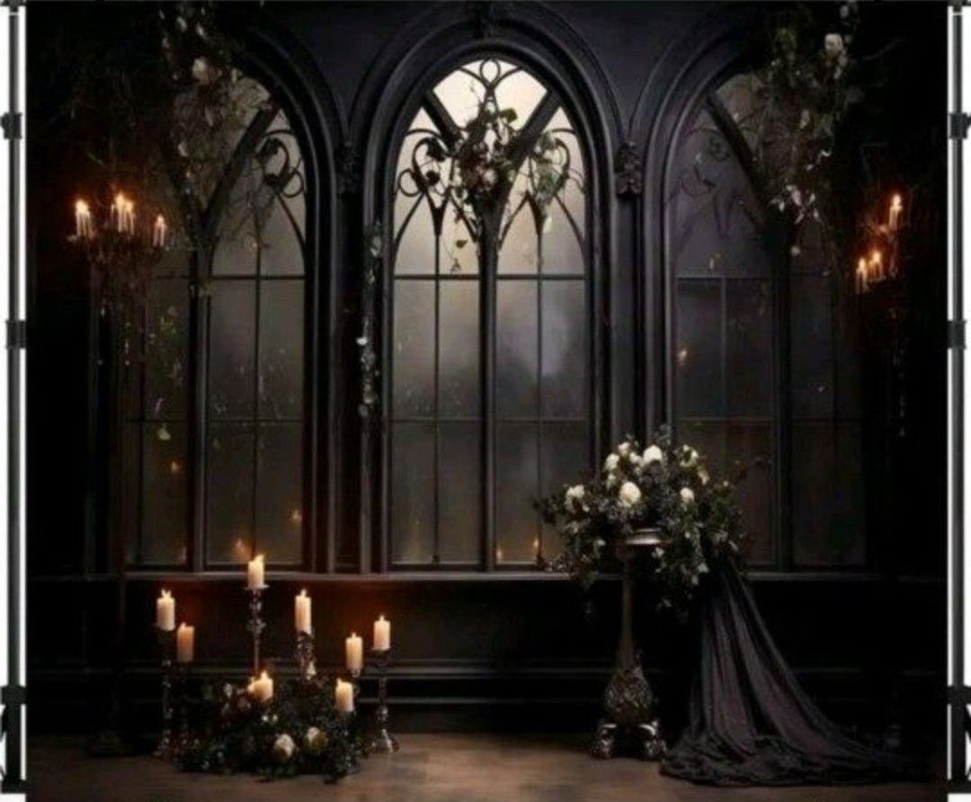 Spooky Halloween Backdrop 9ftx7ft Tall