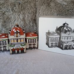 Victoria Station lighted building from the Department 56 Dickens' Village Series.