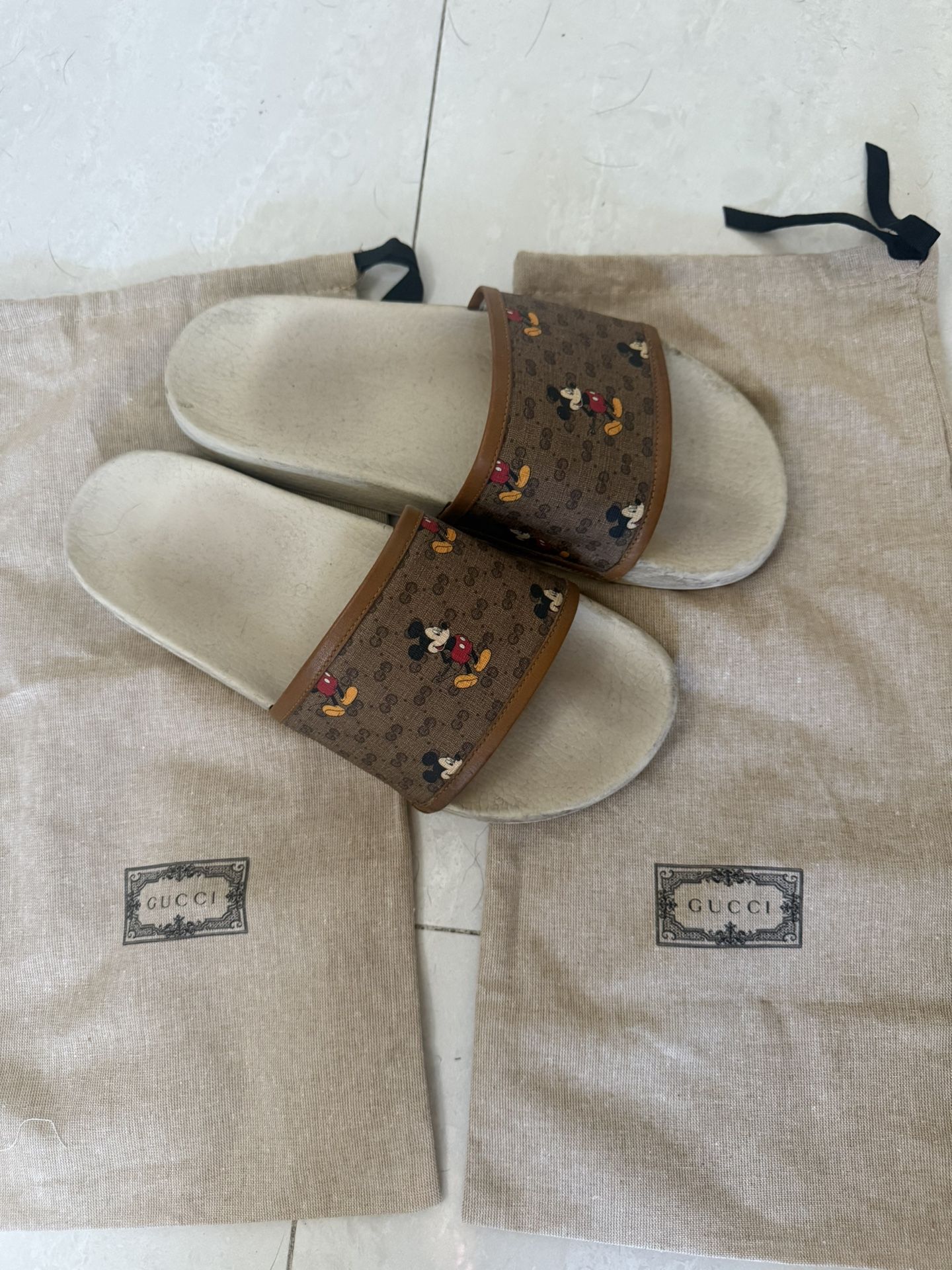 Gucci X Disney Slippers