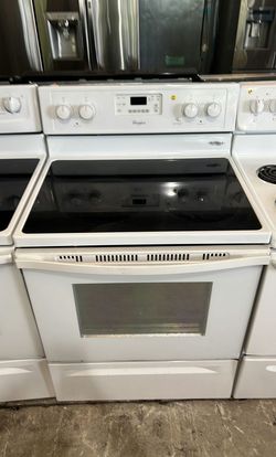 Whirlpool Electric Stove White SelfClean