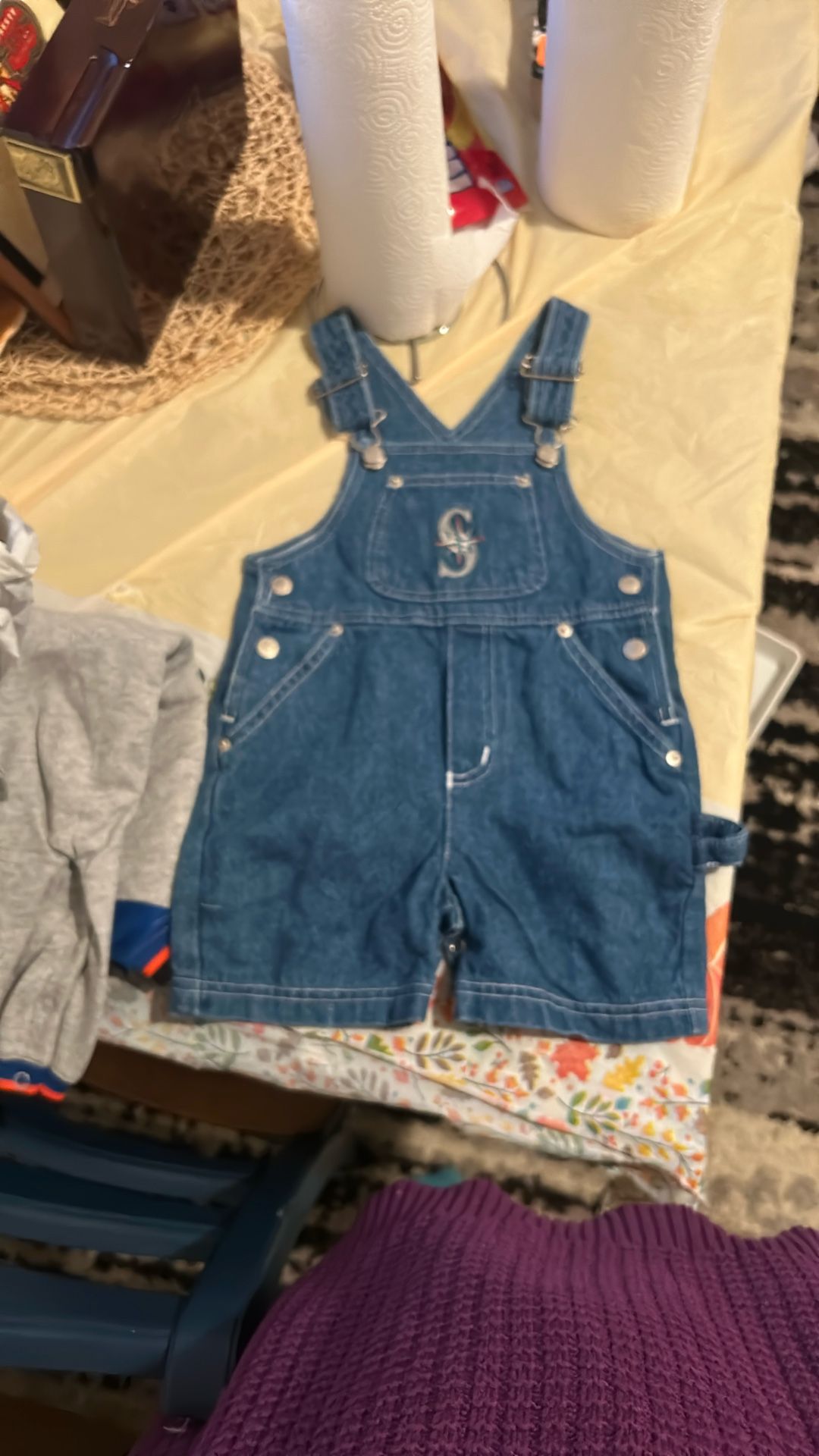 Baby Overalls 24 Months Vintage Seattle Mariners 