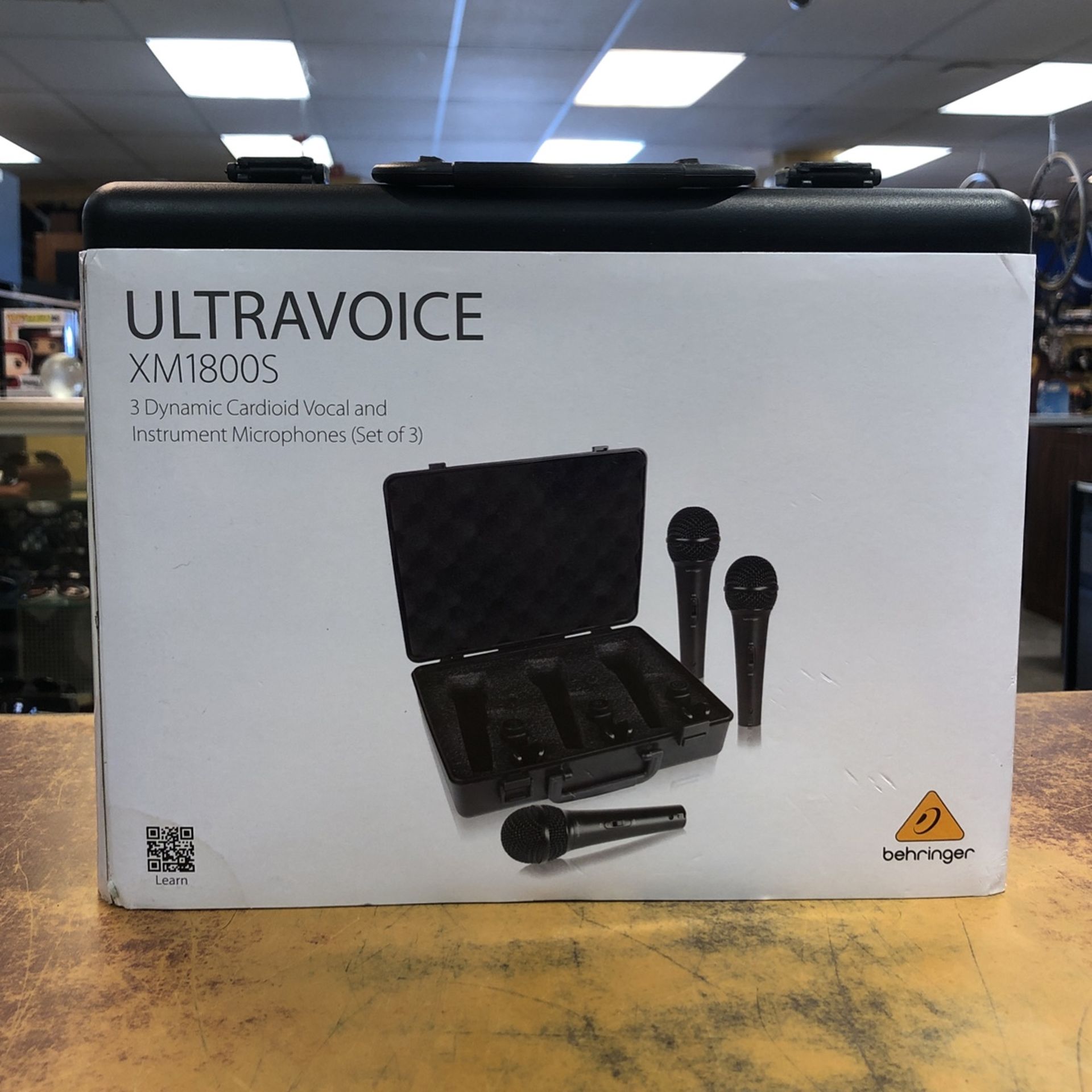 Ultra voice Dynamic Vocal $ Instrument Microphone ( 3 Pack )