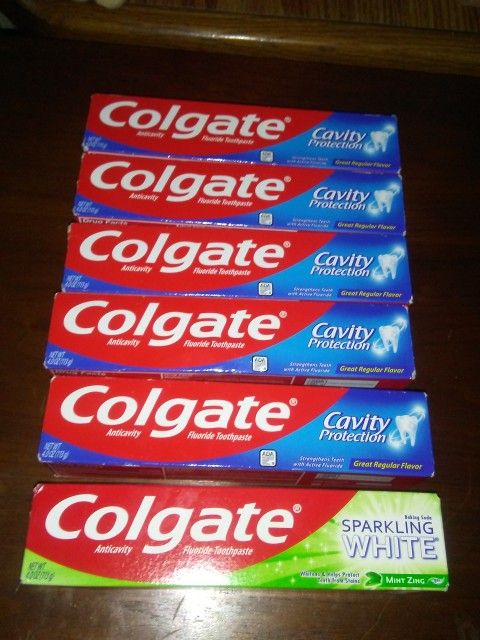 (6) Colgate Toothpaste! All For $6.00
