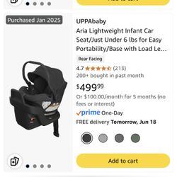 Aria Lightweight Infant Car Seat