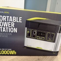 Goal zero Yeti1000 Lithium Portable Power Station - never used. 