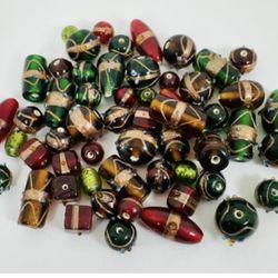 50 Vintage Lampwork Beads