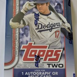 (FACTORY SEALED) 2025 TOPPS SERIES 2 BASEBALL HOBBY BOX