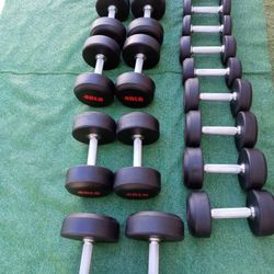 ROUND HEAD DUMBBELLS SET 5-50 