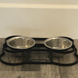 Elevated Dog Food & Water Dish