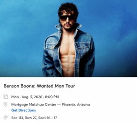 Benson Boone tickets