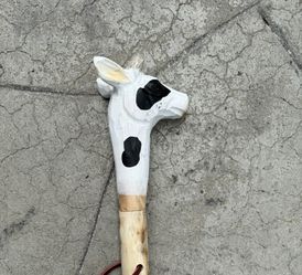 Cow Walking Stick NWT