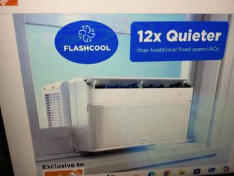 12,000 BTU U+ SMART INVERTER WINDER AC COOLS IP TO 550 SQ FT. DUAL FILTRATION, REMOTE, TIMER, WIFI, ENERGYSTAR