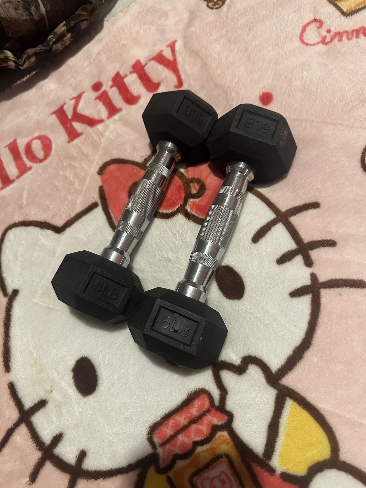 5LB dumbbell pair