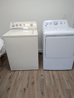 GE Dryer And Washer Set