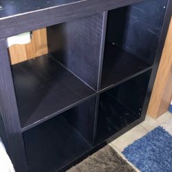 IKEA Kallax Cube Shelf Unit Black 