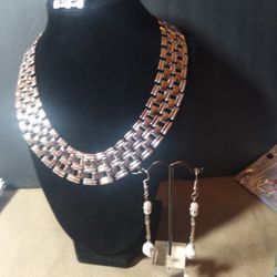 Necklace, Bracelet And Earrings