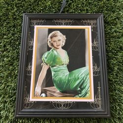 VTG Gold Diggers Of 1933, Ginger Rogers Framed Print 10x8”