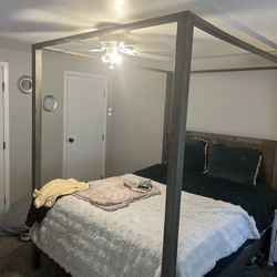 Queen Bed Frame With Headboard 