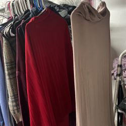 Women’s skirt, size medium, and the red size large