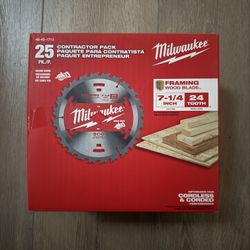 7-1/4 in. 24-Tooth Wood Cutting Framer Circular Saw Blade (25-Pack)