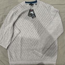  TED BAKER Corbin Chevron Stitch Crewneck Sweater (brand new with tags)