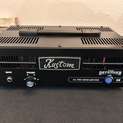 Kustom The Defender All Tube Guitar Amp Head 5H Guitar Amp Head