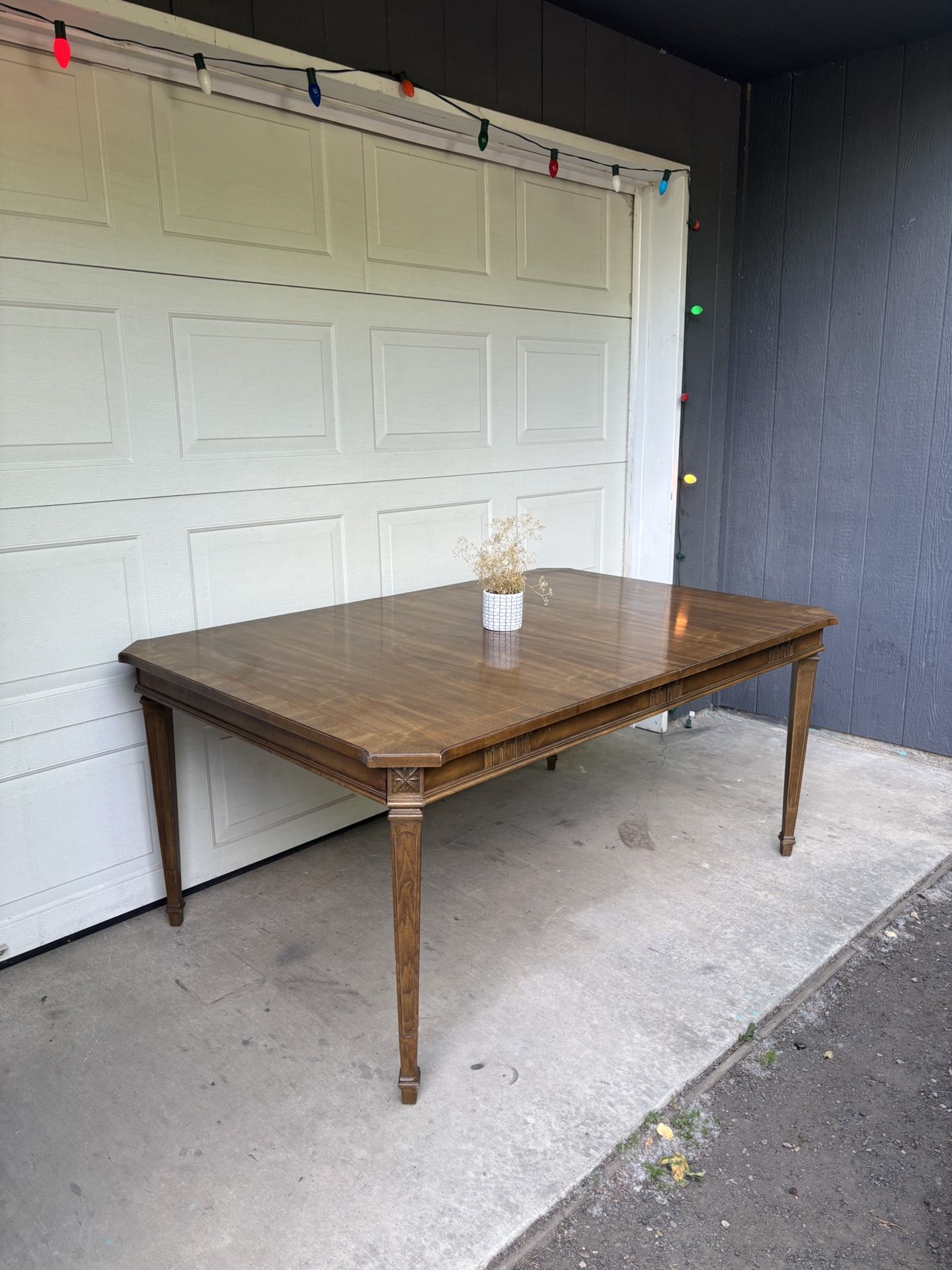 MCM Italian Neoclassical Tuscan Style Drexel Dining Table •FREE DELIVERY•