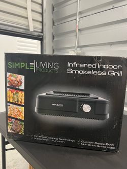 Simple living indoor smokeless grill