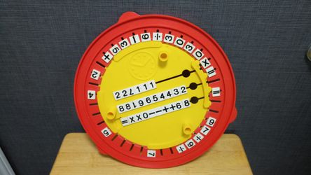 VINTAGE 1972 PRESSMAN THE ORIGINAL SPELLING AND COUNTING WHEEL